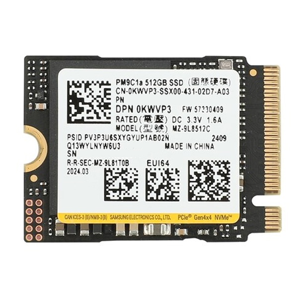 삼성전자 병행수입 PM9C1a M.2 NVMe 2230 [512GB TLC]