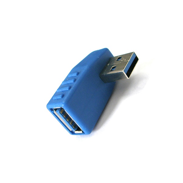 AQ1132 / USB 3.0 젠더- A(M)/A(F)/기역자 꺽임형/1EA