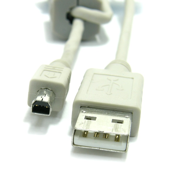 AQ0529 / USB AM - MINI 4P(M)B타입 케이블 1.2M/1EA