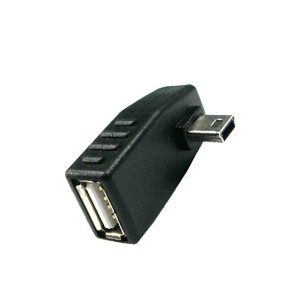 AQ0054 / 기역자 USB AF - MINI 5P(M) 젠더/1EA