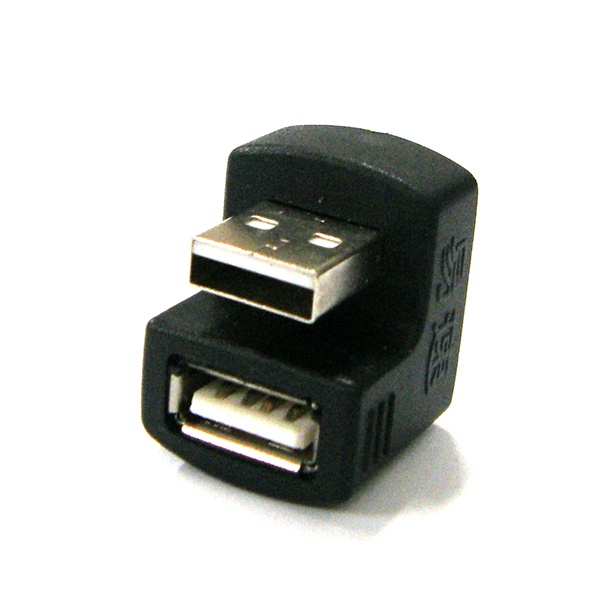 AQ0019 / USB F / M 직각 일체형 젠더/1EA