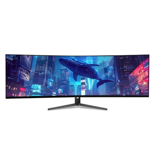 [국내생산] 와사비망고 124cm NANO IPS HDR 5K DQHD 커브드 슬림베젤 모니터 Artview 490 5K HDR Curved