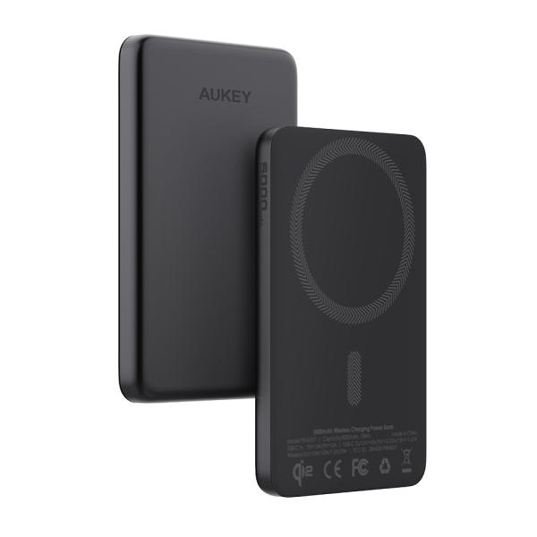 [AUKEY] 아오키 MagFusion 맥퓨전 5000mAh 초고속 맥세이프 보조배터리 그레이