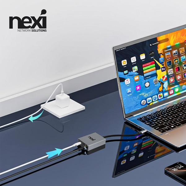 넥시 NX-U31CL-PD100USB3.1 100W PD 충전 [랜카드/C타입/기가비트] [NX1646]