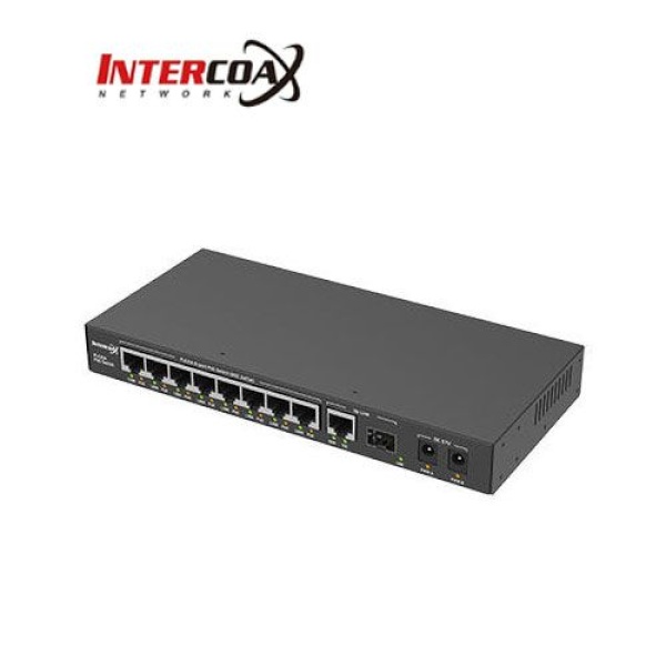 인터코엑스 FLX-1008 (스위칭허브/8포트/1000Mbps/PoE+/1TP/1SFP)