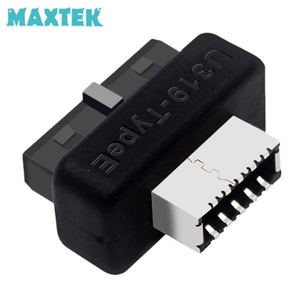 맥스텍 USB3.0 19핀 to Type-E 젠더 E타입 변환 어댑터 [MT987]