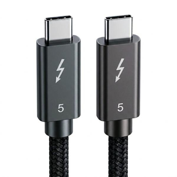 썬더볼트5 케이블 120Gbps 240W 16K 지원 [0.5M/EM-TB5TW0.5M]