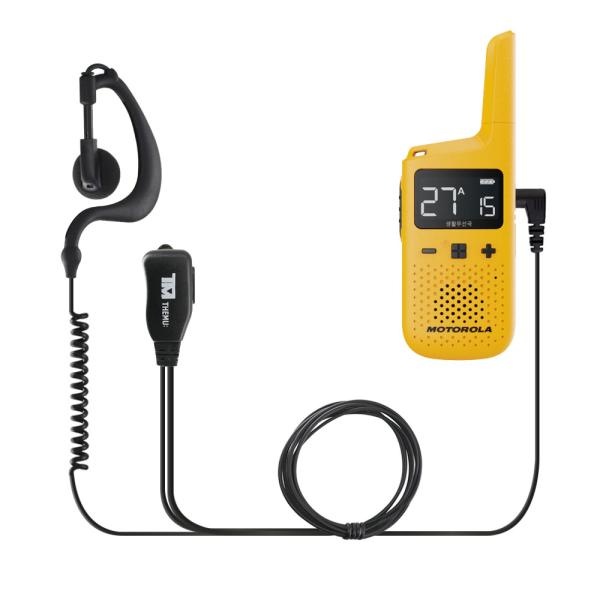 MOTOROLA T39D 무전기용 더뮤 TM-M3100 귀걸이형 라이트 이어마이크