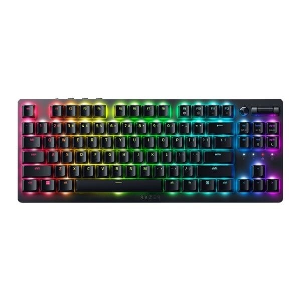 [레이저코리아] 유.무선.블루투스 기계식 키보드 DeathStalker V2 Pro TKL Linear Red US (데스스토커 V2 프로) 영문, 광축리니어
