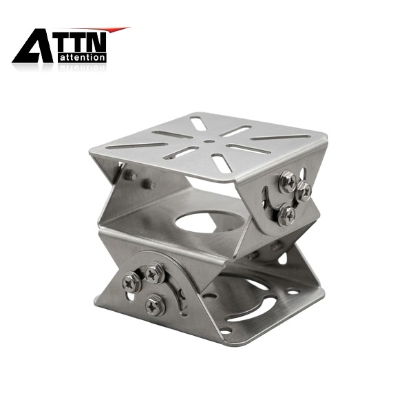 ATTN 스테인레스(SUS) CCTV 카메라 각도기 브라켓 마운트 암 메탈 철제 100x105x95mm [SP100]