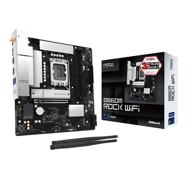 B860M Rock WiFi 디앤디컴 (인텔B860/M-ATX)