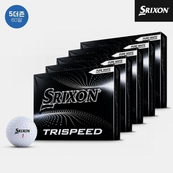 5더즌 60알 트라이스피드26 골프볼 퓨어 화이트 3피스 소프트 우레탄 커버