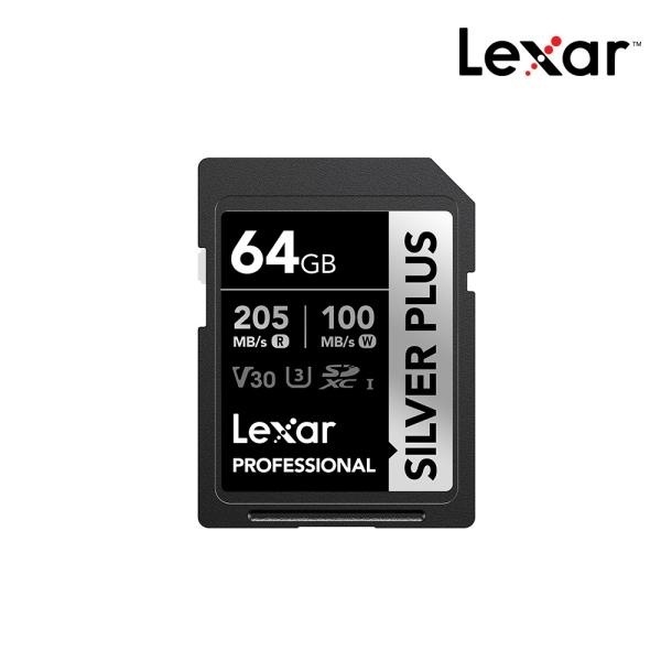 렉사 SD 실버 플러스 205/100MB U3 A2 V30 4K 64GB