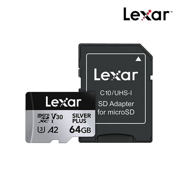 렉사 MICRO SD 실버 플러스 205/105MB U3 A2 V30 4K 64GB