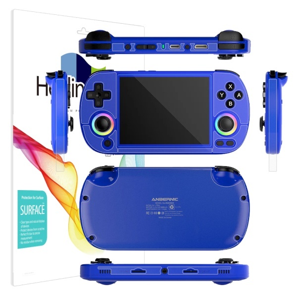 ANBERNIC RG40XX H 휴대용 레트로 게임기 무광 외부보호필름 1세트