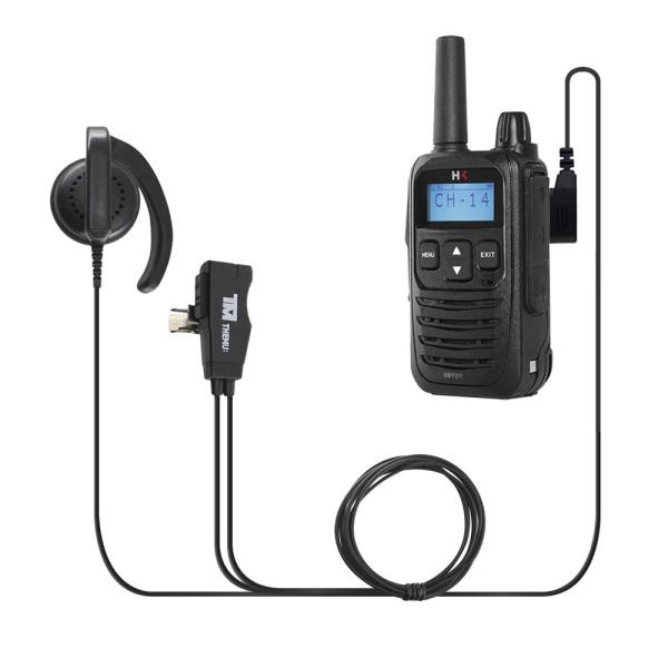 HK일렉트로닉스 HK-700BT 무전기용 더뮤 TM-EM3000 귀걸이형 힐링 이어마이크