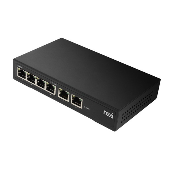 넥시 NX-S25G1006-N [스위칭허브/4포트/2.5G/2포트*10G][NX1743]