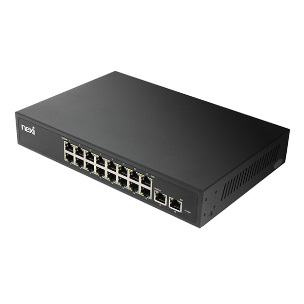 넥시 NX-S25G1018 [스위칭허브/16포트/2.5G/2포트*10G][NX1748]