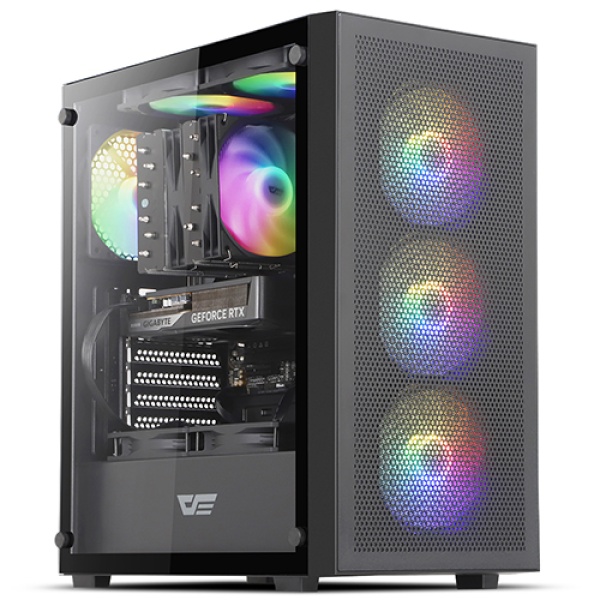DK200 NEO MESH RGB 식스팬 [미들타워] [블랙]