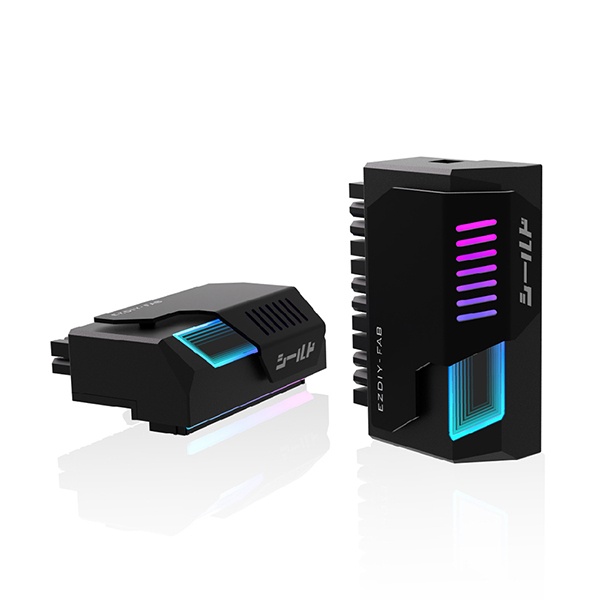 SHIELD ATX 24핀 90도 ARGB 어댑터 [블랙]