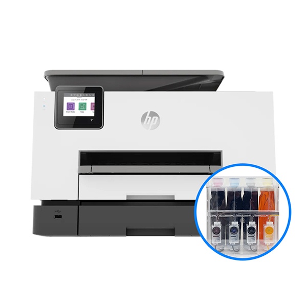 [HP(병행)] Officejet Pro 9020 복합기(병행수입)+아이팩 무칩 무한공급기 [1200ml]