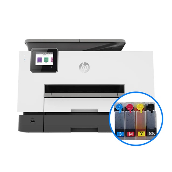 [HP(병행)] Officejet Pro 9020 복합기(병행수입)+ 마하 무칩 무한공급기 [840ml]