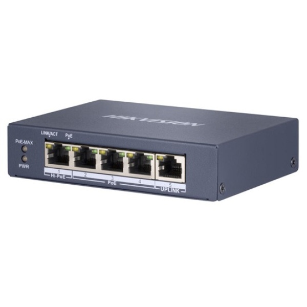 DS-3E0505HP-E 5포트 HI PoE 스위치 허브