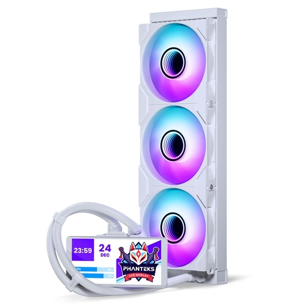 GLACIER ONE 360M25 LCD [CPU쿨러] [화이트]