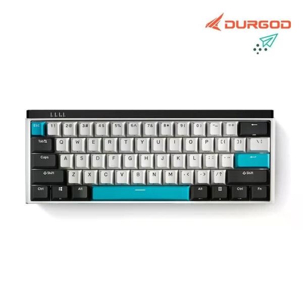 유,무선,블루투스 기계식 키보드, 듀가드 DURGOD K330W  [텐키리스] ION STORM 갈축