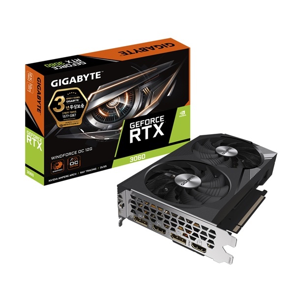 지포스 RTX 3060 WINDFORCE OC D6 12GB 제이씨현