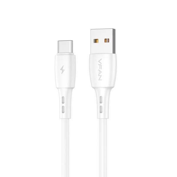 USB-A USB 2.0 to Type-C 고속 충전케이블, VPACW-1M [화이트/1m]