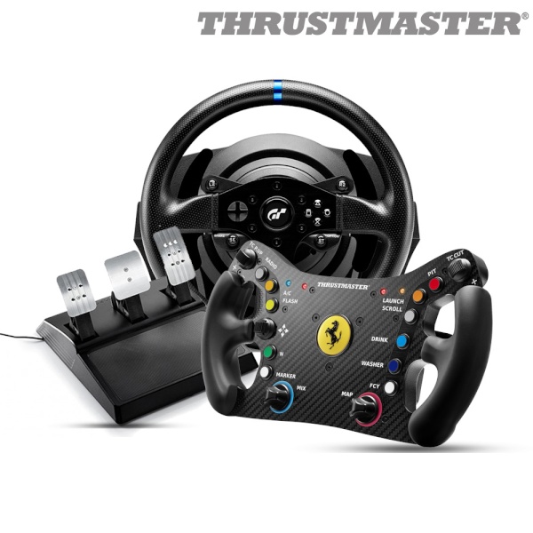 트러스트마스터 T300RS GT 레이싱휠, 페라리 488GT3 핸들 패키지(PS5/PC) PO