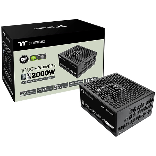 터프파워 i2000W 80PLUS플래티넘 풀모듈러 ATX 3.1 [2000W] [블랙]