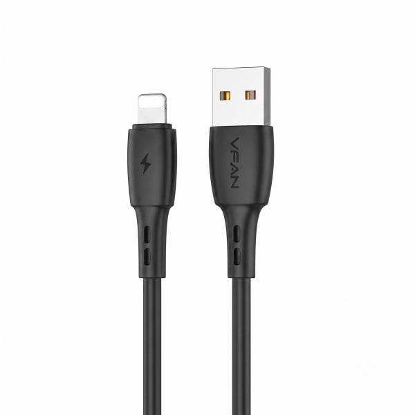 USB-A USB 2.0 to 8핀 충전케이블, VPA8B-1M [블랙/1m]