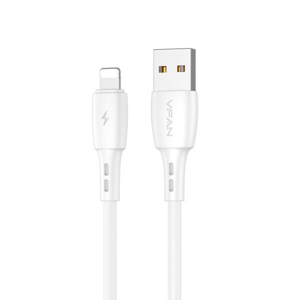 USB-A USB 2.0 to 8핀 충전케이블, VPA58W-1M [화이트/1m]