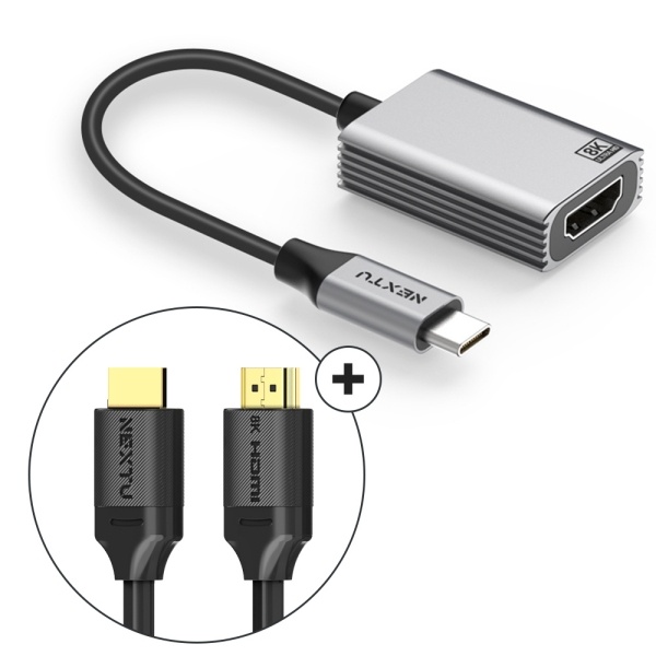 NEXTU-Type-C 3.1 to HDMI 2.1 변환케이블 유에스뷰G 9101CHM [1M]