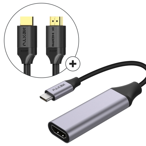 NEXTU-Type-C 3.1 to HDMI 2.1 변환케이블 유에스뷰L 9303CHM [3M]