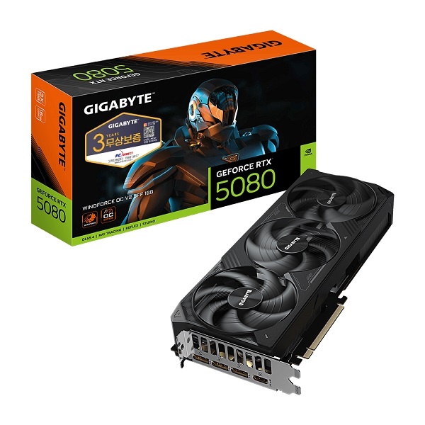 지포스 RTX 5080 WINDFORCE OC V2 SFF D7 16GB 피씨디렉트
