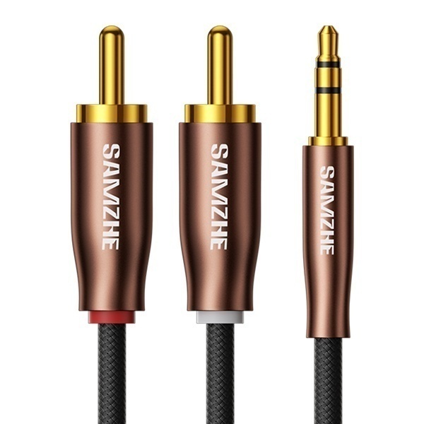 은도금 코어 3.5mm to 2RCA 케이블  AGY 3m AGY30