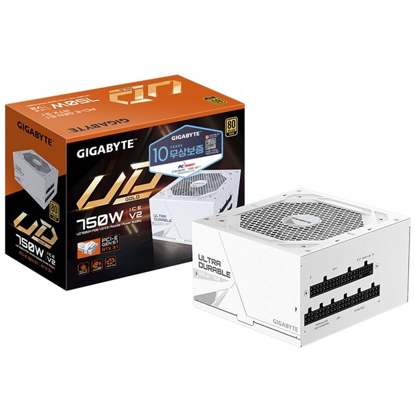 UD750GM PG5 V2 ICE 80PLUS골드 풀모듈러 ATX3.1 피씨디렉트 [750W] [화이트]